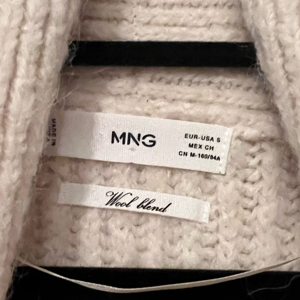 Mango Cream Open-Front Sweater - Picture 4 of 6